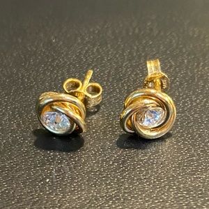 Sparkly 14k Stud Earrings